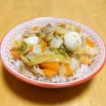 ドルフィンサーモン's cooksnap of when they made お手軽に！白菜＆人参＆豚コマの中華丼.