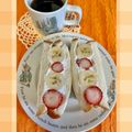 ★kokomama★'s cooksnap of when they made 萌え断面♪フルーツサンドイッチ.