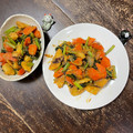 s06007's cooksnap of when they made さつまいもと小松菜の味噌炒め.