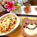 南風♡'s cooksnap of when they made ほうれんそう入り☆具沢山マカロニグラタン.