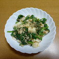 55才のおじさん's cooksnap of when they made ほうれん草と長芋の梅肉和え.