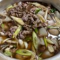 クックZN54SD☆'s cooksnap of when they made 簡単　山形　村山　牛肉　芋煮　里芋.