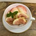 horseland's cooksnap of when they made 桃とイチジクのヨーグルト.