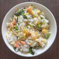 Gigi_116's cooksnap of when they made 春爛漫✿菜の花と桜えびと卵の混ぜご飯✿.