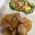 ミケネコキング's cooksnap of when they made 大根と鶏もも肉のホッコリ時短煮物.