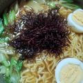 めぐ＊ぴぃ's cooksnap of when they made サッポロ一番塩ラーメンふのりネバネバ風.