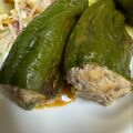 おきえいゆうなお's cooksnap of when they made 簡単！美味しい♪丸ごとピーマンの肉詰め♪.