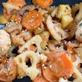 2hanabi's cooksnap of when they made れんこん人参じゃいも！根菜の甘辛炒め！.