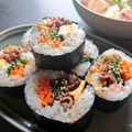 めぐ19830218's cooksnap of when they made 時短！簡単！韓国風海苔巻き・キンパ！.