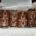 もんきっちん所's cooksnap of when they made クリスマスケーキ　トナカイシフォンサンド.