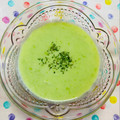 チェックのミニくま's cooksnap of when they made 　枝豆の冷製スープ♡簡単で美味しい.