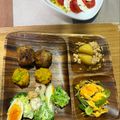 ☆あさ's cooksnap of when they made レンジで♪かぼちゃの茶巾サラダ.