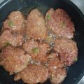 クックM3TPEW☆'s cooksnap of when they made 生姜が香る豚挽き肉でふんわり甘辛つくね♡.