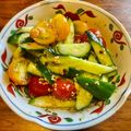 さすらい's cooksnap of when they made ごま油風味♡きゅうりとトマトのナムル風.