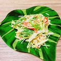 のんべぇヒロ's cooksnap of when they made 大根カニカマ水菜のマヨわさび醤油サラダ♬.