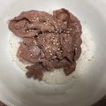 しょうこるん's cooksnap of when they made 和牛薄切り丼.