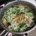 藍の色's cooksnap of when they made 焼きそば麺で醤油ラーメン.