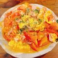 あっちゃんキッチン♪'s cooksnap of when they made ■トマトとベーコンの卵炒め・チーズ入り♪.