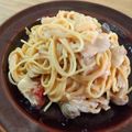 AMI❤︎'s cooksnap of when they made ワンパンでトマトクリームパスタ.