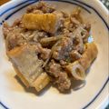お山のエイ's cooksnap of when they made 満腹【厚揚げとひき肉のとろみもやし炒め】.