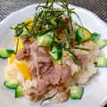 ☆３匹の子ぶた☆'s cooksnap of when they made 【動画付】簡単 美味しい♪牛肉の混ぜ寿司.