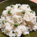 もじさん's cooksnap of when they made 緑鮮やか　翡翠色の豆ご飯.