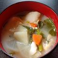 クックUH3NVG☆'s cooksnap of when they made 簡単！我が家の白味噌お雑煮.