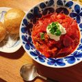 あやこ・む！'s cooksnap of when they made ビーツたっぷり簡単ボルシチ.