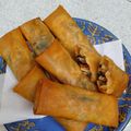 mokomokon's cooksnap of when they made 簡単！基本の揚げ春巻き♡.