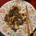 キャビィーママ's cooksnap of when they made 牛肉とエリンギの炒め物.