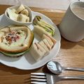 ☆あさ's cooksnap of when they made ボリュームupな目玉焼き♪パン耳活用.
