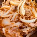 さんちゃん（╹◡╹）'s cooksnap of when they made 豚こまで簡単♪洋食屋さんのポークチャップ.
