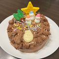丸顔おばけ's cooksnap of when they made チョコレートクリームデコレーションケーキ.