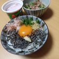 よちりん's cooksnap of when they made 簡単♪ 塩昆布&薬味のっけ卵かけごはん.