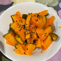 Faiza's cooksnap of when they made レンジで簡単☆かぼちゃの塩きんぴら。.
