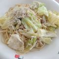 わかちんすこう's cooksnap of when they made ☆しらすときゃべつのペペロンチーノ☆.
