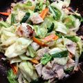 プルンバゴ's cooksnap of when they made ✜味噌ちゃんぽん野菜炒め✜.