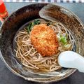 ルチアーノ★★★'s cooksnap of when they made コロッケそば　鉄板Ｂ級グルメ！.