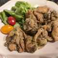 0516suzuno's cooksnap of when they made ぷりぷりジューシー！鶏もも肉のり塩唐揚げ.