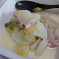 まゆみきママ's cooksnap of when they made ベーコンの出汁が染みた♡大根と白菜の煮物.
