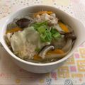 きなぺこあずみん's cooksnap of when they made 春雨ワンタンスープ.