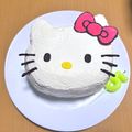mappe♡'s cooksnap of when they made 初めてでも簡単！キティちゃん ケーキ♡.