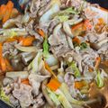 pom03's cooksnap of when they made 白菜×しめじ×豚バラdeオイスター炒め♪.
