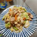 りつまさ's cooksnap of when they made ✿ﾀｷばあちゃんの春キャベツの卵炒め✿.