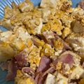 なつえり's cooksnap of when they made ベーコンの豆腐玉子チャンプルー.