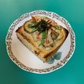 クックあさみちゃん's cooksnap of when they made テリマヨちくわトースト☆お手軽＆簡単.
