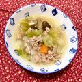 ふたごゆき's cooksnap of when they made セブンみたいな☆生姜香るもち麦スープ.