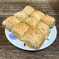 あおりんご♪'s cooksnap of when they made 黒ごまさつまいも★ちぎりパン（HB生地）.