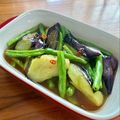 ねっちゃんっ's cooksnap of when they made お酢でサッパリ。茄子といんげんの揚げ浸し.