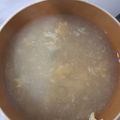 めぐぴーみかん's cooksnap of when they made オクラと玉ねぎのかき卵味噌汁.